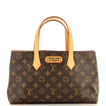 Louis Vuitton Wilshire Handbag Monogram Canvas PM
