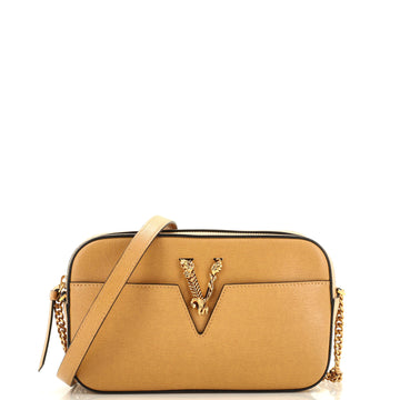 Versace Virtus Camera Bag Leather Small