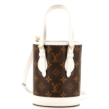 Louis Vuitton Bucket Bag LV Match Monogram Canvas Nano