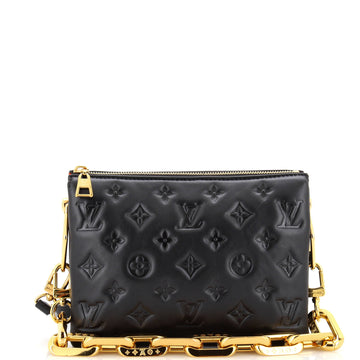 Louis Vuitton Coussin Bag Monogram Embossed Lambskin BB