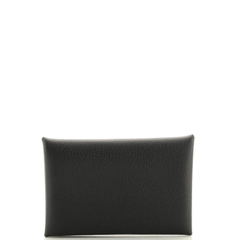 Hermes Calvi Duo Card Holder Evercolor