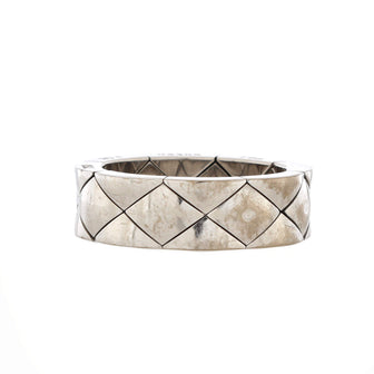 Chanel Matelasse Ring 18K White Gold