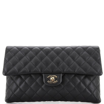 Chanel Classic Flap Clutch Quilted Lambskin