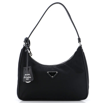 Prada Re-Edition 2005 Hobo Tessuto with Saffiano Leather Mini
