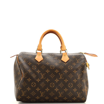 Louis Vuitton Speedy Handbag Monogram Canvas 30