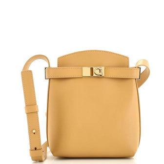 Salvatore Ferragamo Hug Gancini Phone Holder Crossbody Bag Leather