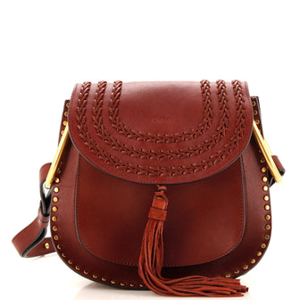 Chloe Hudson Handbag Whipstitch Leather Small