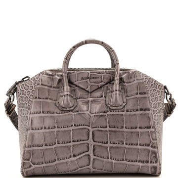 Givenchy Antigona Bag Crocodile Embossed Leather Medium