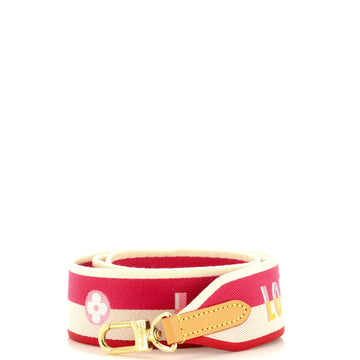 Louis Vuitton Logo Shoulder Strap Jacquard Wide
