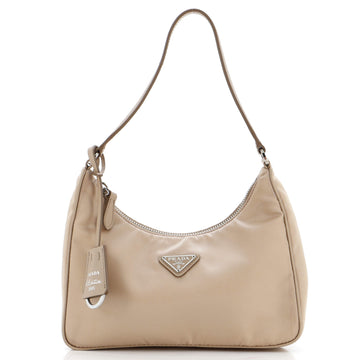 Prada Re-Edition 2005 Hobo Tessuto with Saffiano Leather Mini