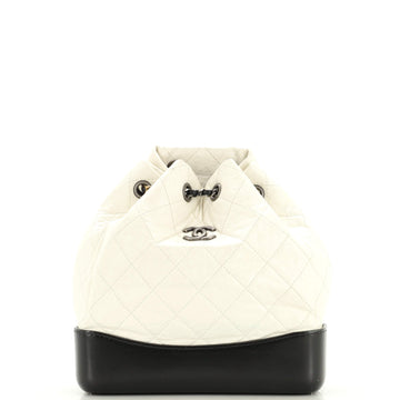 Chanel Gabrielle Backpack Quilted Calfskin Small