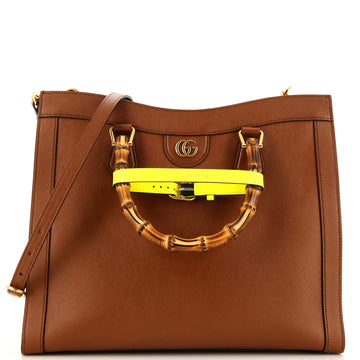 Gucci Diana NM Bamboo Handle Tote Leather Medium