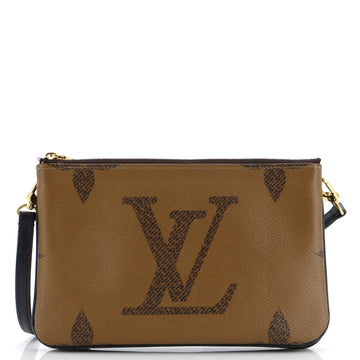 Louis Vuitton Double Zip Pochette Reverse Monogram Giant