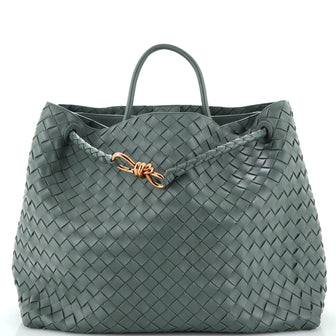 Bottega Veneta Andiamo Top Handle Bag Intrecciato Nappa Large