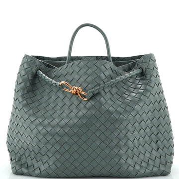 Bottega Veneta Andiamo Top Handle Bag Intrecciato Nappa Large