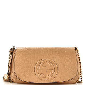 Gucci Soho Chain Crossbody Bag Leather Medium