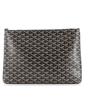 Goyard Senat Zip Pouch Coated Canvas GM