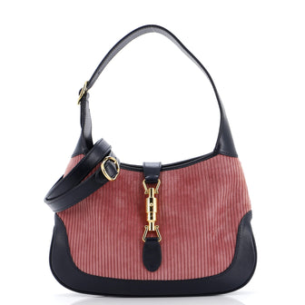 Gucci Jackie 1961 Hobo Corduroy with Leather Small