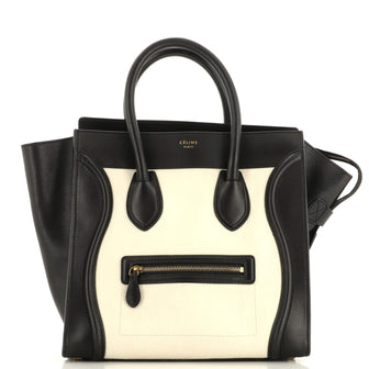 Celine Tricolor Luggage Bag Leather Mini