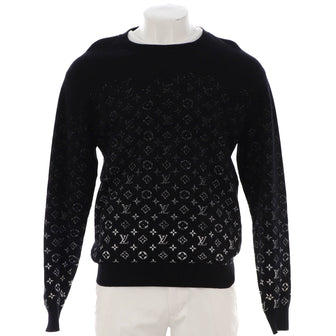 Louis Vuitton Men's Crewneck Sweater Monogram Degrade Cotton