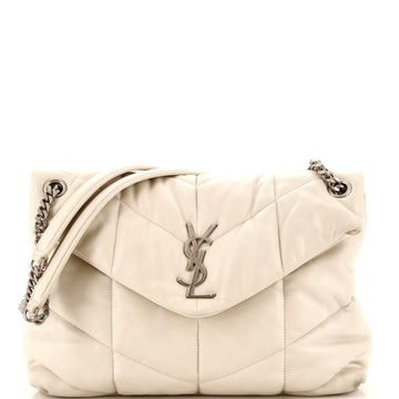 Saint Laurent Loulou Puffer Shoulder Bag Quilted Leather Medium