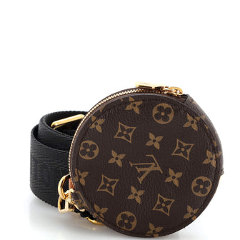 Louis Vuitton Multi Pochette Accessoires Bandouliere Shoulder Strap Canvas with Monogram Canvas