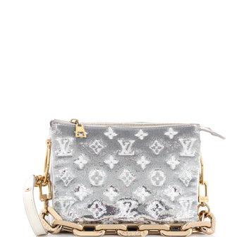 Louis Vuitton Coussin Bag Monogram Sequins and Embossed Lambskin BB