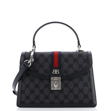 Balenciaga x Gucci The Hacker Project Top Handle Bag BB Canvas Small