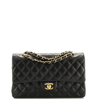 Chanel Classic Double Flap Bag Quilted Lambskin Medium