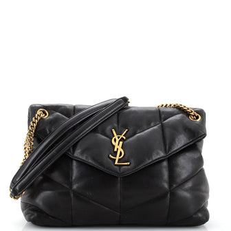 Saint Laurent Loulou Puffer Shoulder Bag Quilted Leather Medium