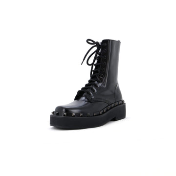 Valentino Garavani Women's Rockstud M-Way Combat Boots Leather