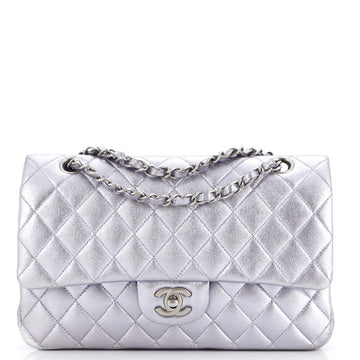Chanel Classic Double Flap Bag Quilted Iridescent Calfskin Medium