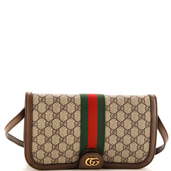 Gucci Ophidia Compartment Messenger Bag GG Coated Canvas Medium