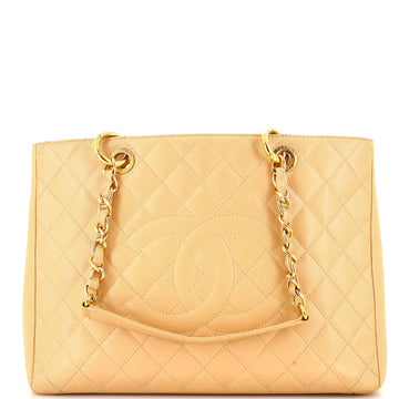 Chanel Grand Shopping Tote Quilted Caviar