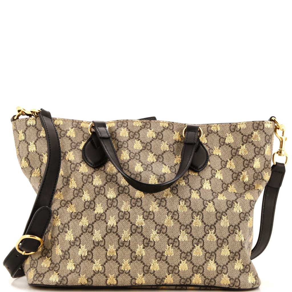 Gucci Convertible Soft Tote Printed GG Coated Canvas Small 290701