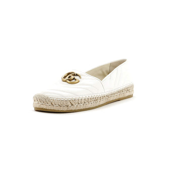 Gucci Women's GG Marmont Espadrilles Matelasse Leather