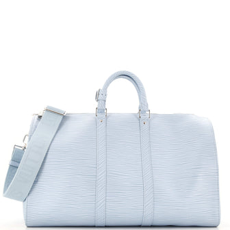 Louis Vuitton Keepall Bandouliere Bag Logo Embossed XL Epi Leather