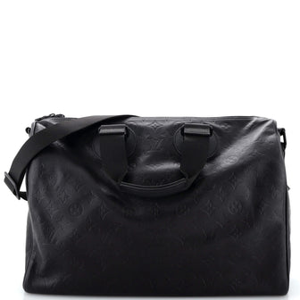 Louis Vuitton Speedy Bandouliere Bag Monogram Shadow Leather 40