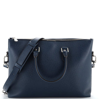 Louis Vuitton Anton Soft Briefcase Taiga Leather