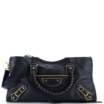 Balenciaga Part Time Classic Metallic Edge Bag Leather