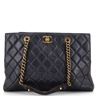 Chanel Perfect Edge Tote Quilted Leather Large