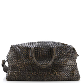 Bottega Veneta Convertible Duffle Bag Ombre Intrecciato Nappa Medium