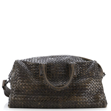 Bottega Veneta Convertible Duffle Bag Ombre Intrecciato Nappa Medium