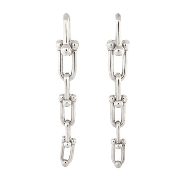 Tiffany & Co. HardWear Graduated Link Earrings Sterling Silver