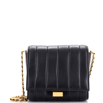 Celine Chain Shoulder Bag Vertical Quilted Lambskin Medium