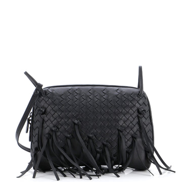 Bottega Veneta Nodini Crossbody Bag Fringe Intrecciato Nappa Small