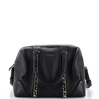 Givenchy Lucrezia Animation Duffle Bag Leather with Chain Detail Medium