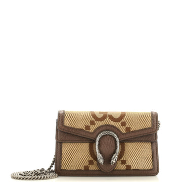 Gucci Dionysus Bag Jumbo GG Canvas Super Mini
