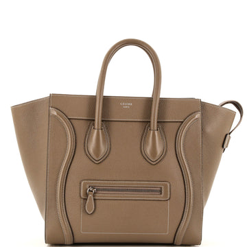 Celine Luggage Bag Grainy Leather Mini