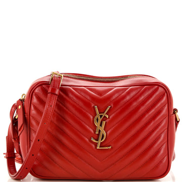 Saint Laurent Lou Camera Bag Matelasse Chevron Leather Small